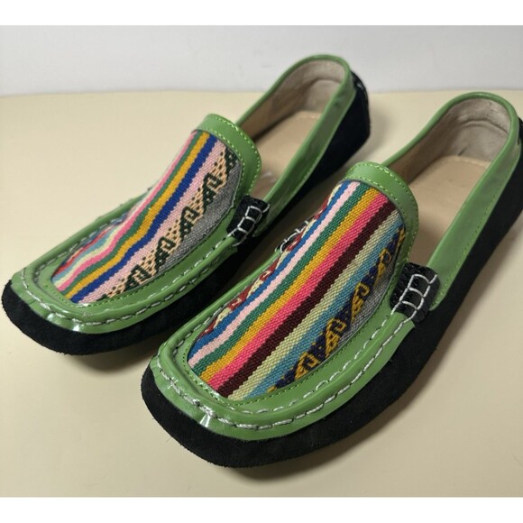 Aida Stenholm Handmade Driving Loafers Tessa R. Size 8.5 Art to Wear - Picture 1 of 7
